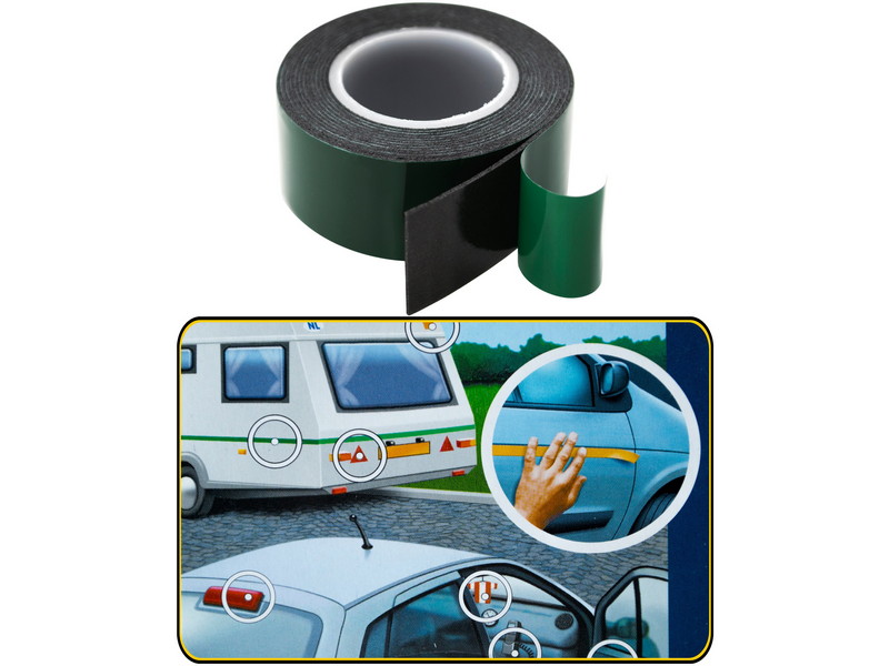 Bison Car tape 1.5 m x 19 mm - Duplolepljiva traka za automobile - Slika 2