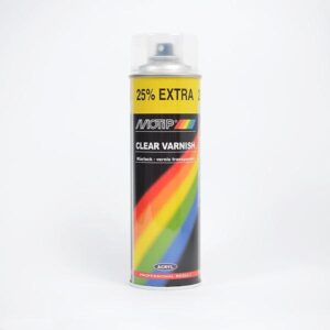 Motip Clear Varnish 500 ml - bezbojni zaštitni lak u spreju