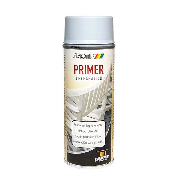 Motip Alu Primer 400 ml - Osnovna boja u spreju za aluminujum