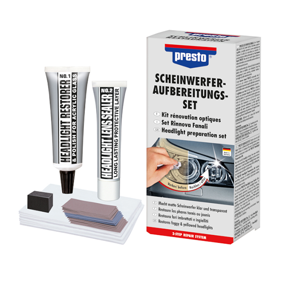 Presto Pasta za reparaciju farova - set