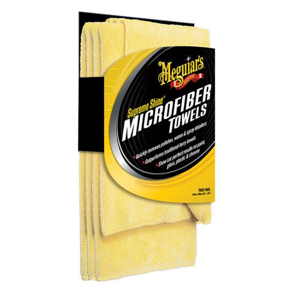 Meguiar's Supreme Shine Microfiber Towel (3 pack) 40 x 60 cm - Mikrofiber peškir