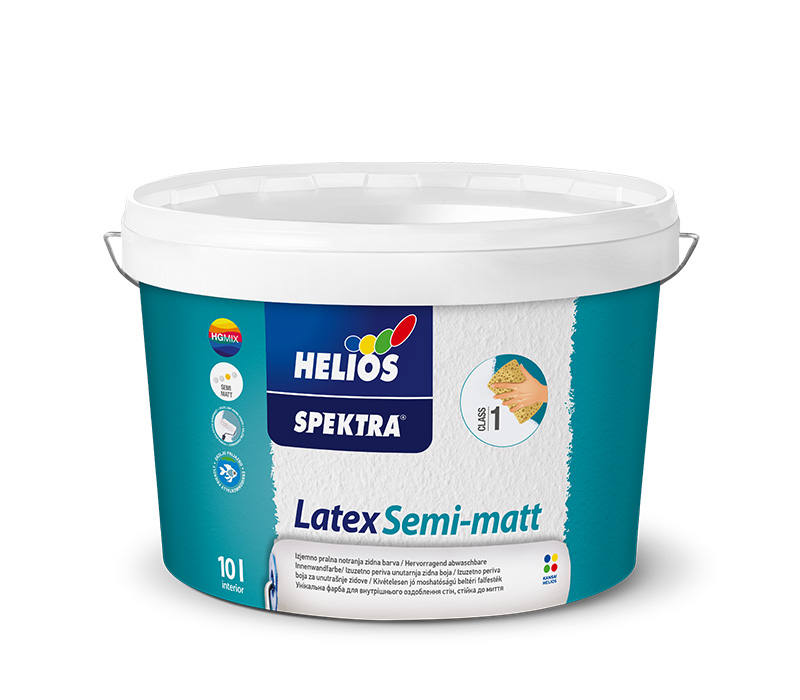 Helios Spektra Latex polumat bela