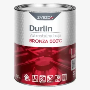 Zvezda Durlin Vatrostalna boja Bronza 500 °C srebrna