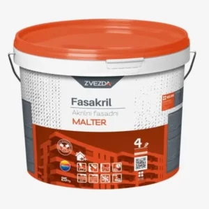 Zvezda Fasakril Akrilni fasadni zaglađeni malter beli 25 kg