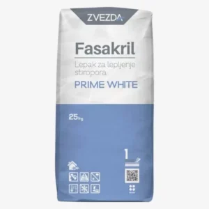 Zvezda Fasakril Lepak za lepljenje stiropora PRIME WHITE 25 kg