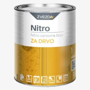 Zvezda Nitro osnovna boja za drvo bela