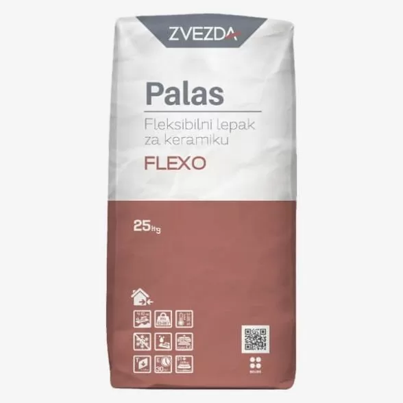 Zvezda Palas Fleksibilni lepak za keramiku FLEXO 25 kg
