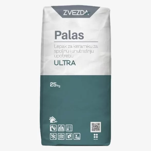 Zvezda Palas Lepak za keramiku za spoljnu i unutrašnju upotrebu ULTRA 25 kg